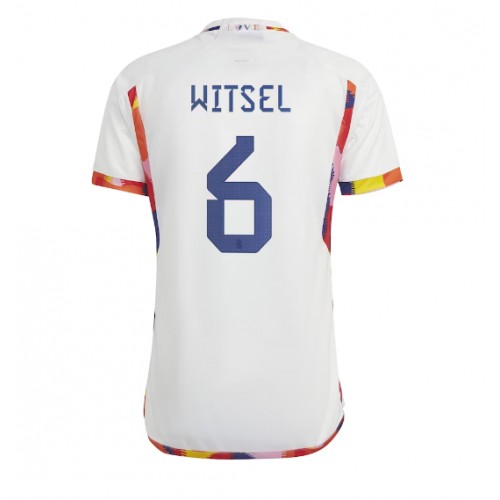 Belgium Axel Witsel #6 Replica Away Shirt World Cup 2022 Short Sleeve